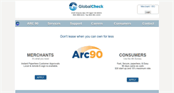 Desktop Screenshot of globalcheck.com
